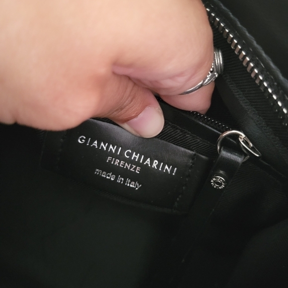 Gianni Chiarini Miss Marcella Mini Tweed Plaid Tote Satchel Purse Bag Red Black - Picture 9 of 10